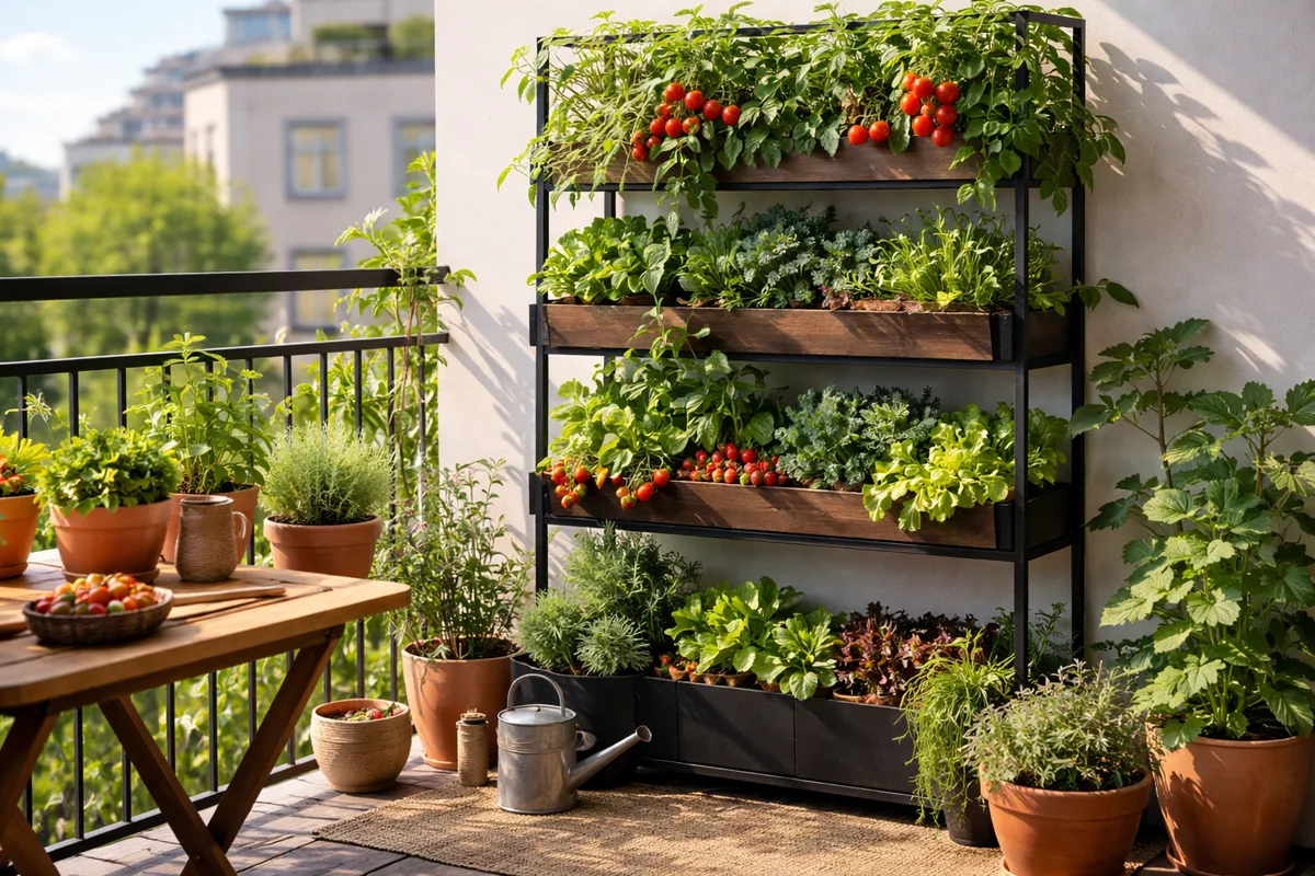 Comment créer un potager vertical sur un balcon